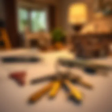 Documents and keys laid out on a table