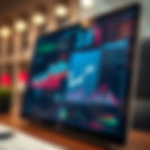 Visual representation of data trends and insights