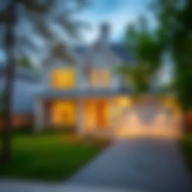 A modern home representing residential investment options