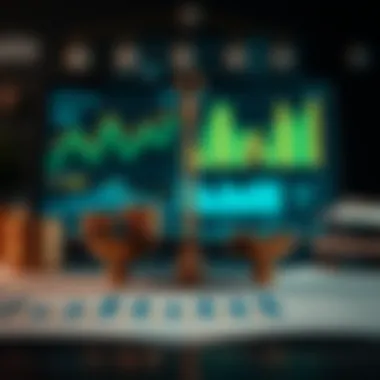 Graphs showing the balance between assets and liabilities