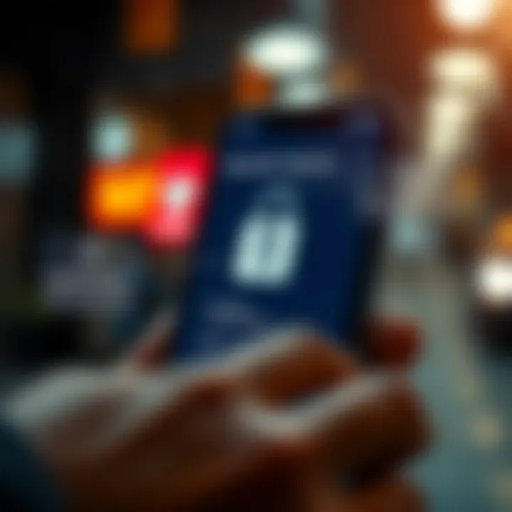 Security features highlighted in a money transfer application