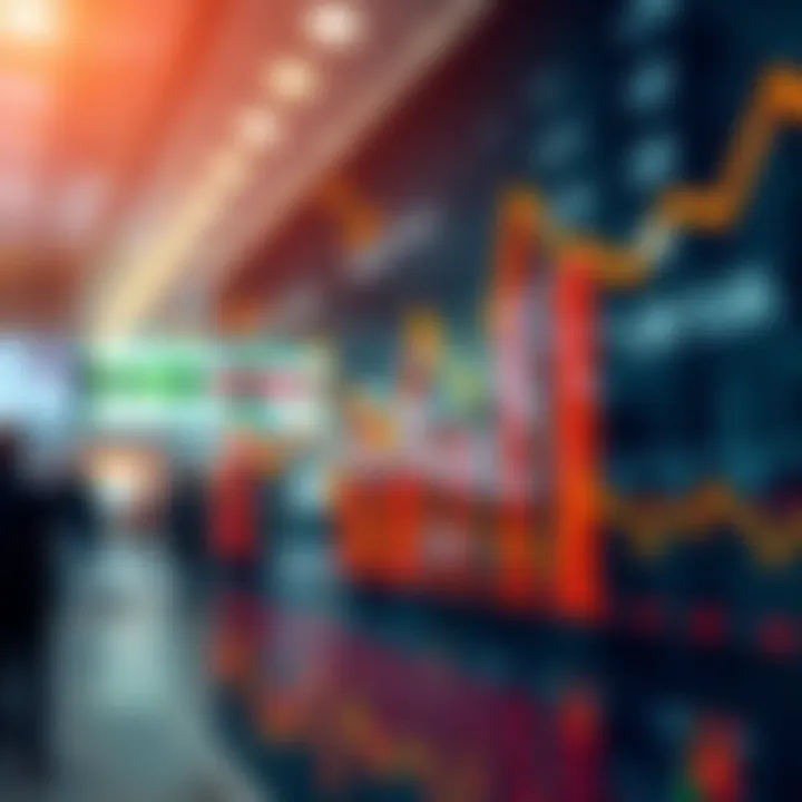 Market Trends and Growth Illustration of market trends and stock growth