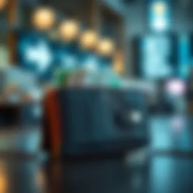 A digital wallet showcasing earnings from various apps