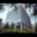 A modern office building representing a financial advisory firm