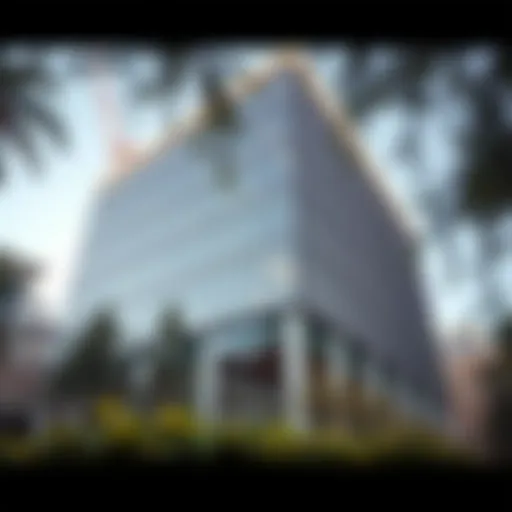 A modern office building representing a financial advisory firm