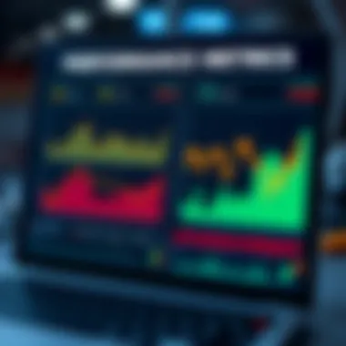 Performance Metrics Analysis Graphs showing performance metrics of investment vehicles
