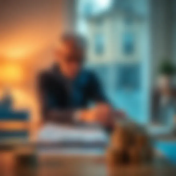 Financial Planning for Future Security Conceptual image of financial planning and retirement savings