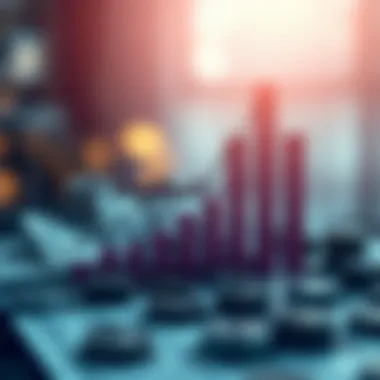 Financial growth chart representing life insurance earnings