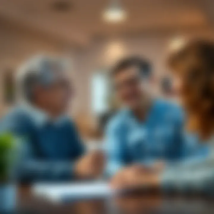 Conceptual image showing collaboration in retirement planning