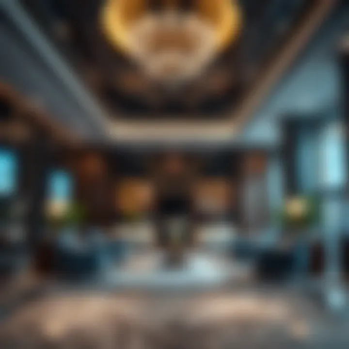 Luxurious Private Banking Environment Luxurious interior of a private bank office