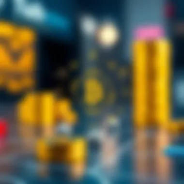 Conceptual diagram of decentralization in finance