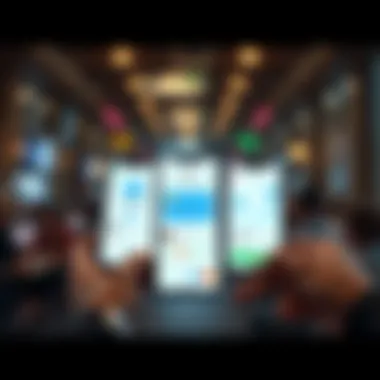 User interface comparison of various money transfer apps