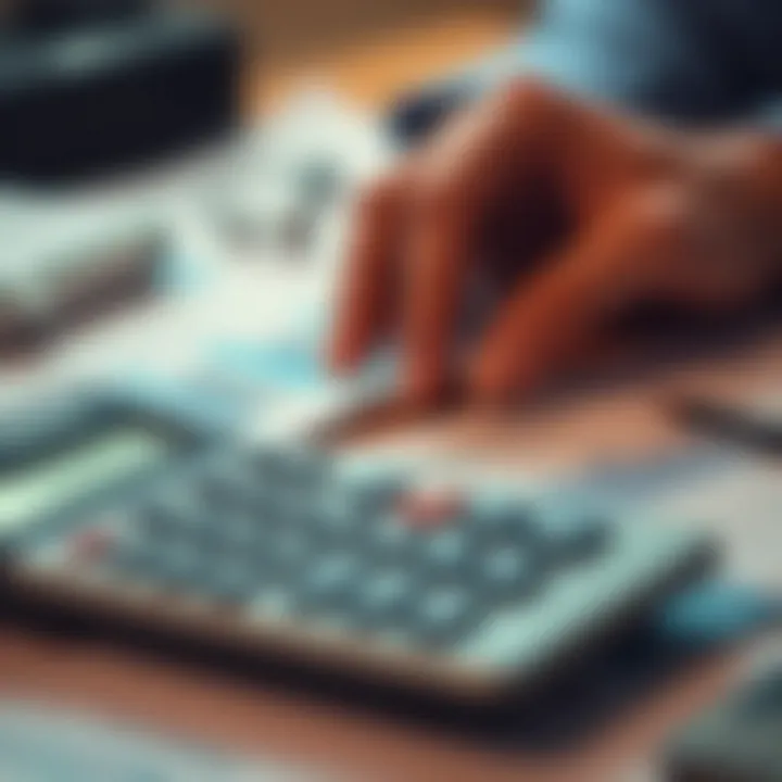 Analyzing Financial Performance A close-up of a calculator and financial reports