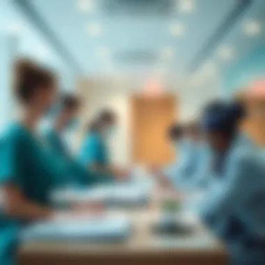 Visual representation of group hospitalization insurance benefits