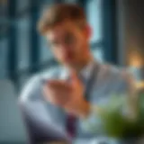 A financial advisor analyzing investment options