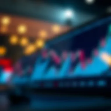 A visual representation of stock market trends