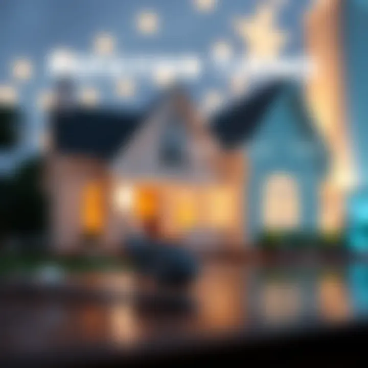 Visual representation of repayment terms for investment property loans and home loans