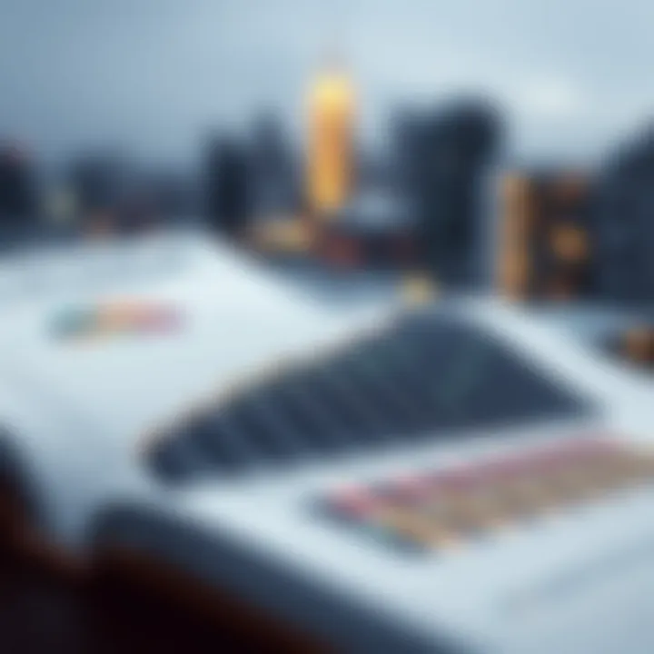 Graph showing percentage returns on investment properties