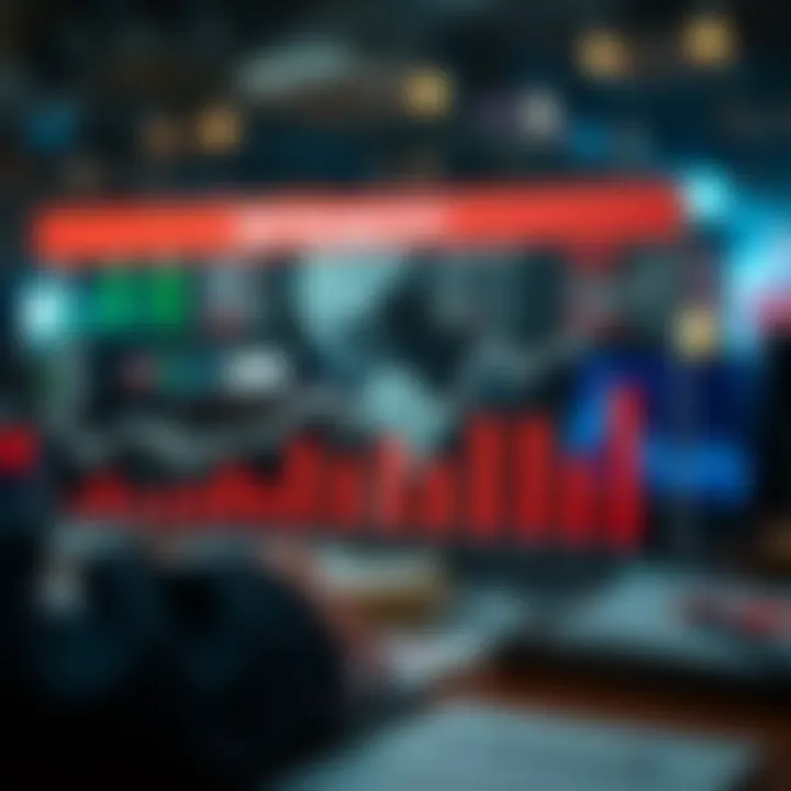 Chart representing risk management strategies for stock investments