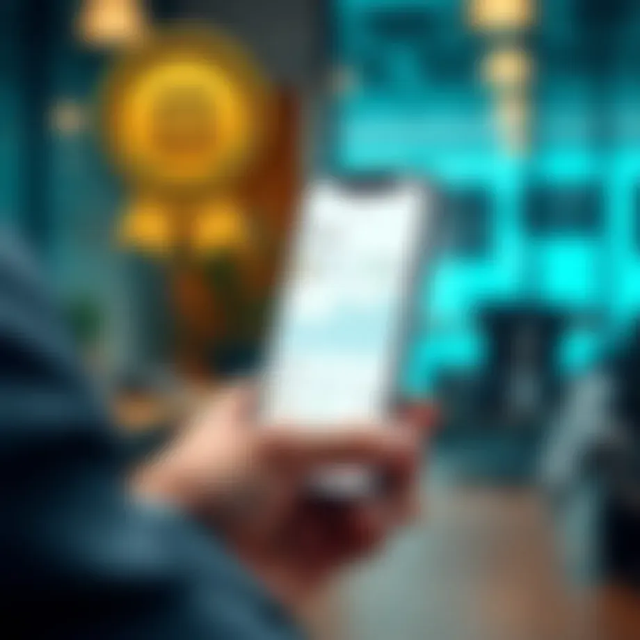 A sophisticated mobile application interface displaying expense tracking features.