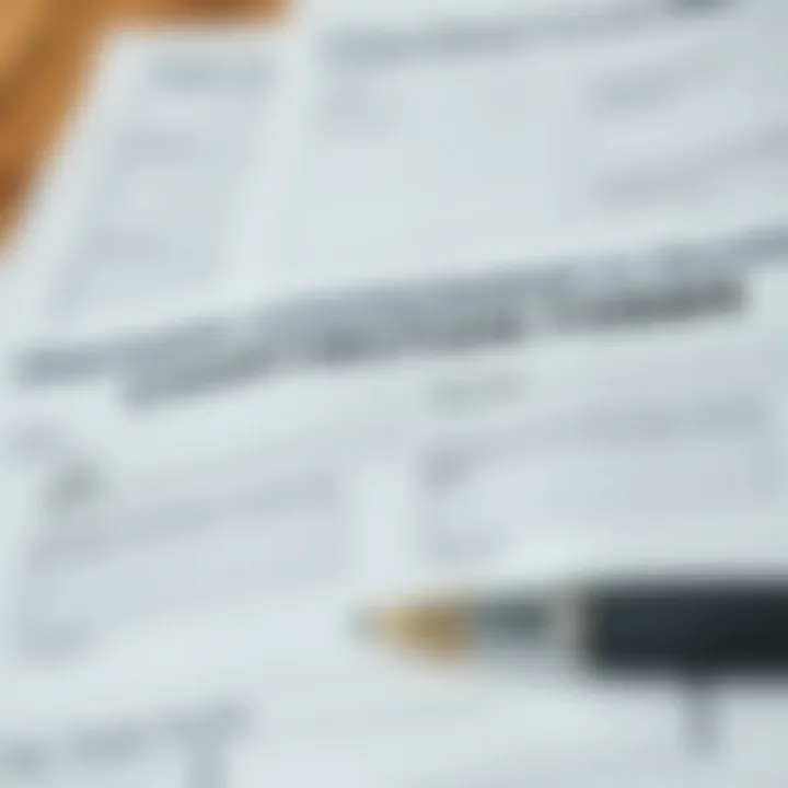 Detailed overview of charitable contribution forms