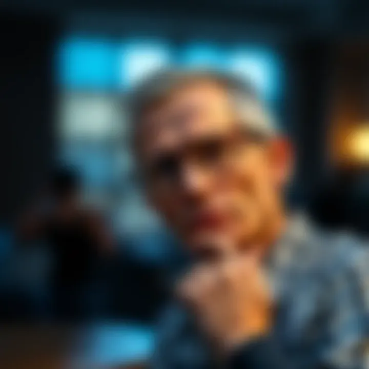 Making Informed Financial Decisions Person contemplating decisions