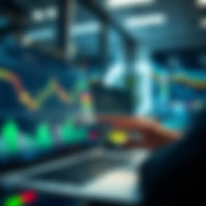 User interface of a trading platform