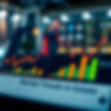 Market Trends in Real Estate Graphs indicating market trends in real estate investments