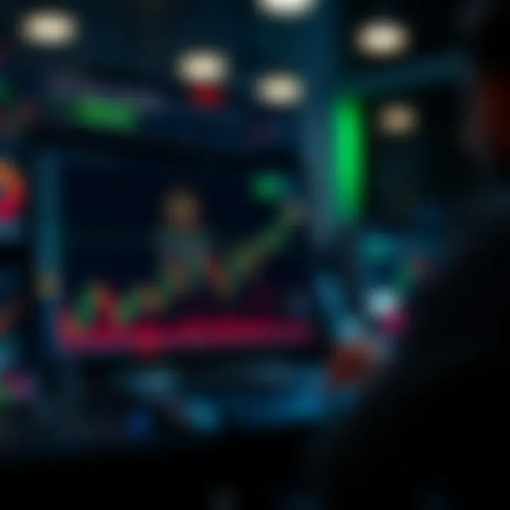 A user interface of a popular cryptocurrency trading platform