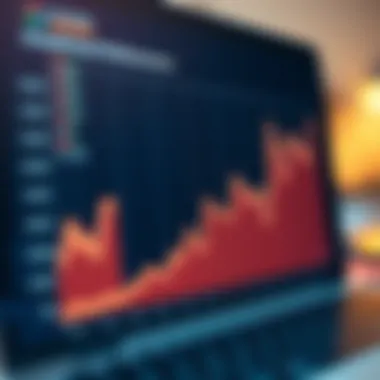 Investment Performance Graph Graph illustrating investment performance and growth over time