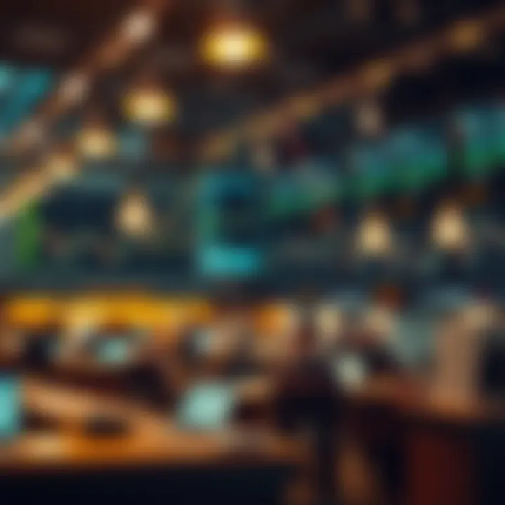 Diagram showing the role of brokers in forex trading