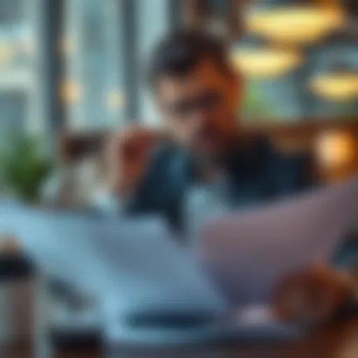 A thoughtful fiduciary reviewing financial documents