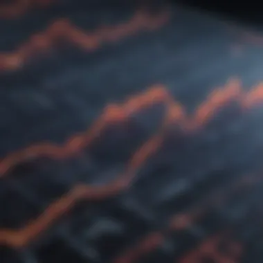 Analyzing Stock Market Trends An intricately designed stock market chart showcasing trends and patterns.
