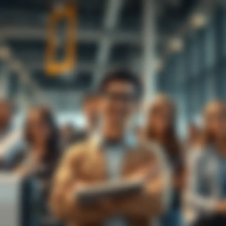 Modern business culture showcasing diversity and innovation