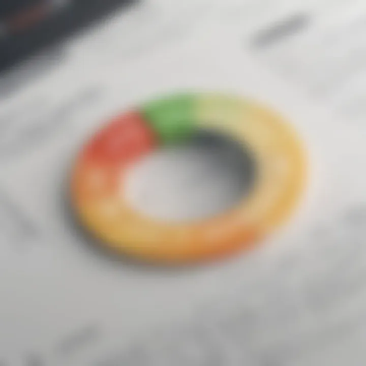 Chart illustrating the correlation between credit history and financial health