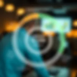 Diagram illustrating factors affecting credit scores