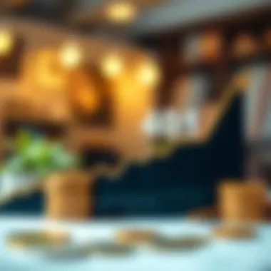 A visual representation of 401k investment growth over time