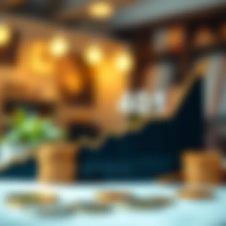 A visual representation of 401k investment growth over time