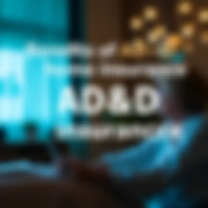 Key benefits of AD and D insurance illustrated