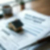 Detailed view of a home appraisal report