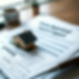 Detailed view of a home appraisal report