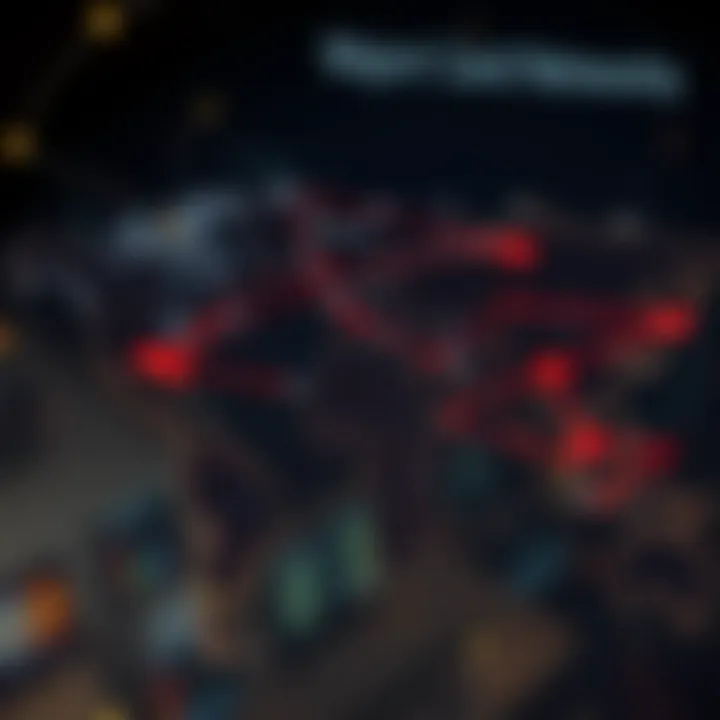 A global map highlighting major credit card networks