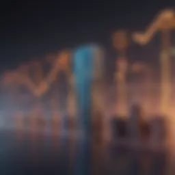 Visual representation of investment growth over time