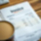 Detailed invoice showing itemized charges