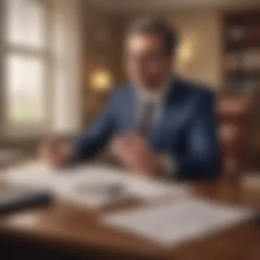 Reviewing Your Will A thoughtful person reviewing a will