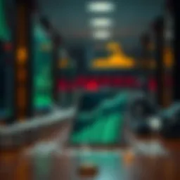 Conceptual illustration of mirror stock trading principles