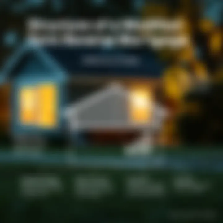 Diagram illustrating the structure of a modified term reverse mortgage