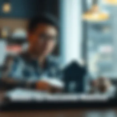 Illustration of strategies for managing debt-to-income ratios effectively