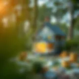 Conceptual illustration of net worth calculation