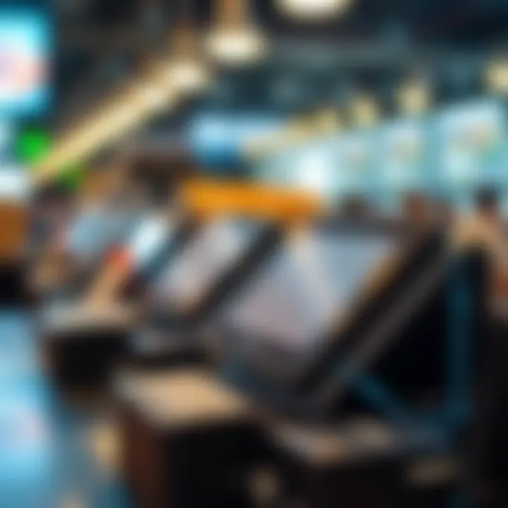 Infographic showing components of a POS system